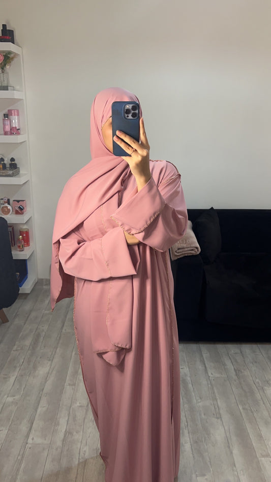 abaya voile intégré